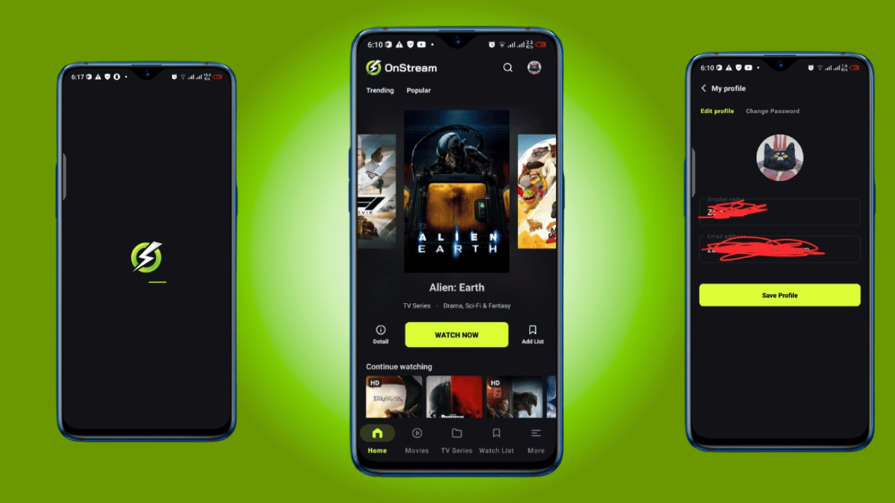 OnStream APK on Android Phones