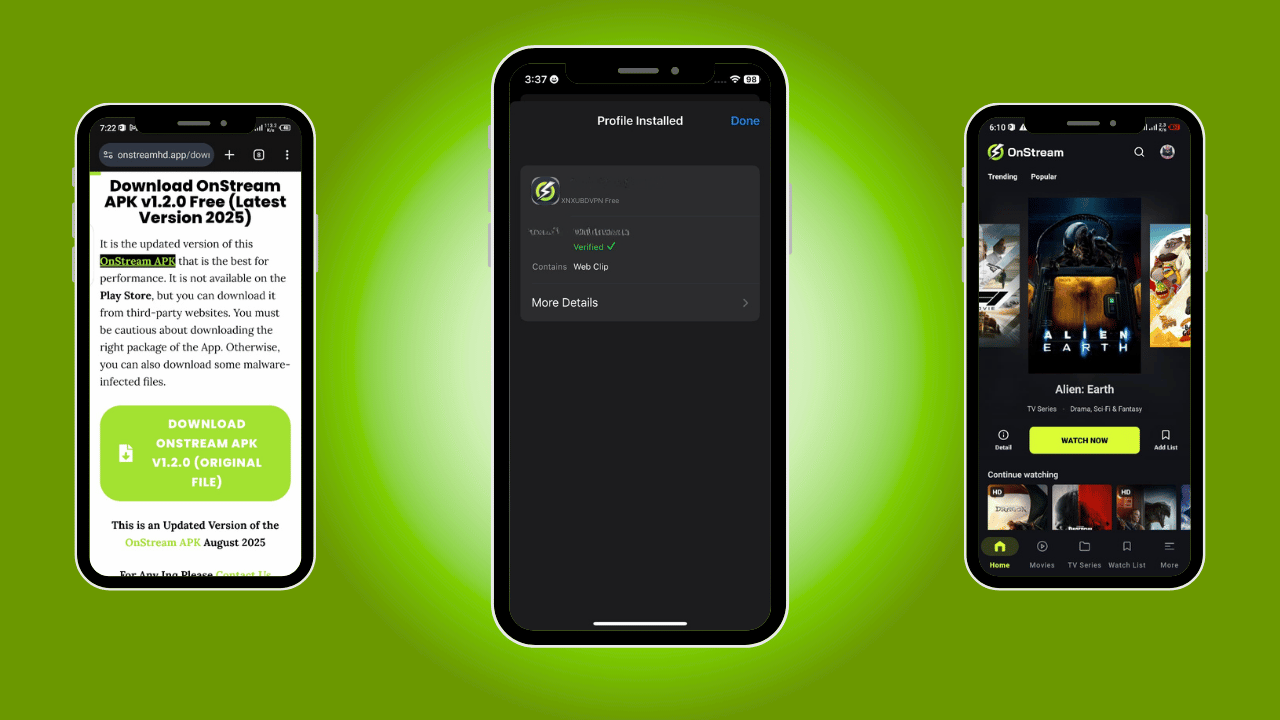 Install OnStream APK Seamlessly on iOS