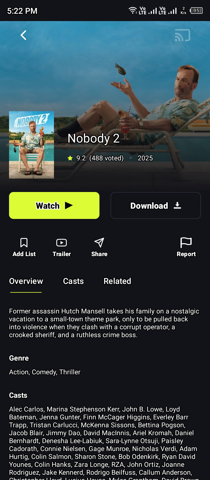 Nobody 2 Movie on On Stream