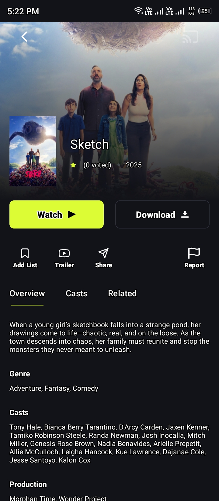 Sketch Movie on On Stream